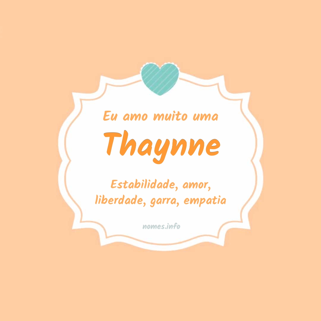 Eu amo muito Thaynne Eu amo muito Thaynne
