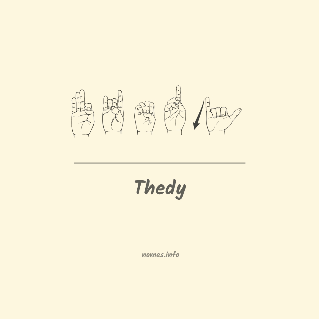 Thedy em Libras