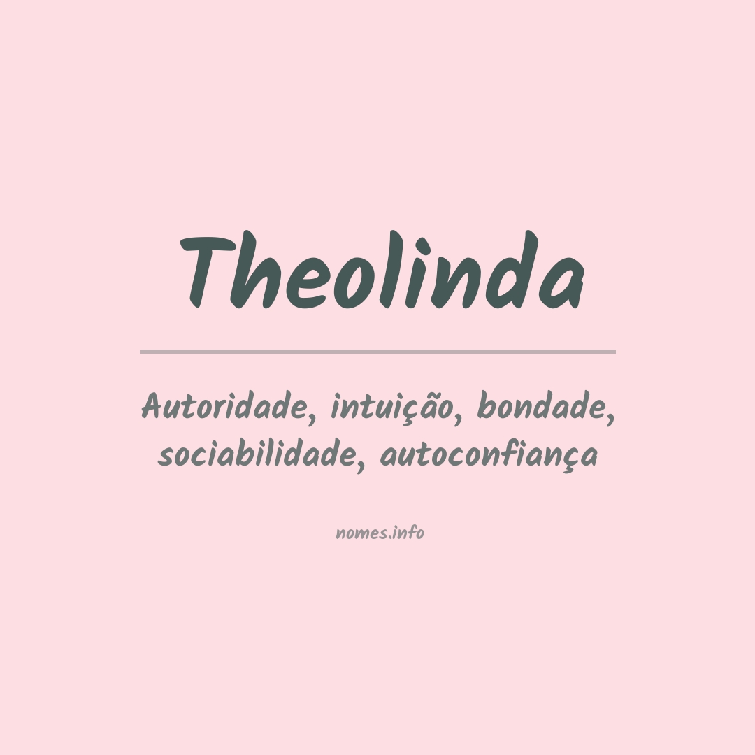 Significado do nome Theolinda