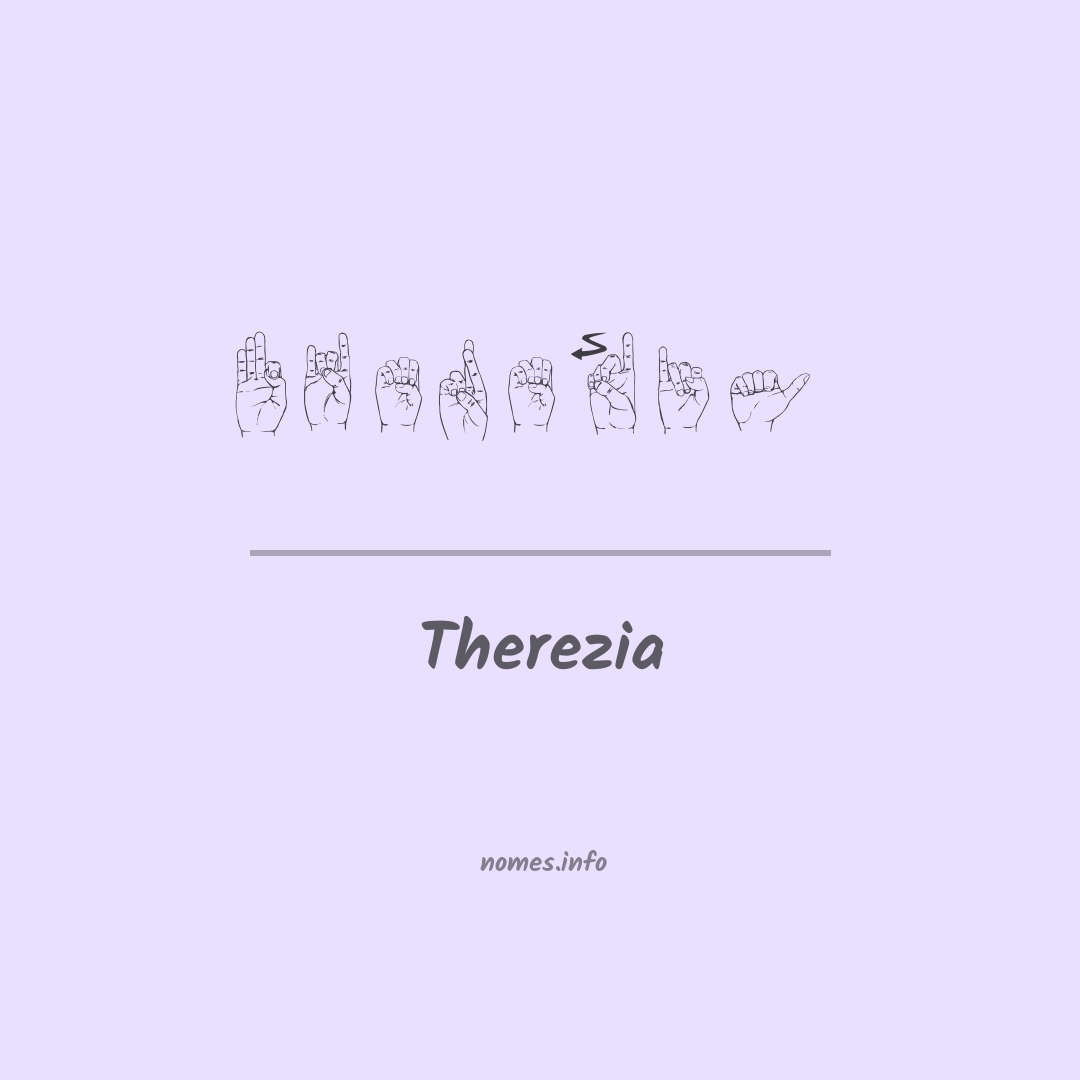 Therezia em Libras