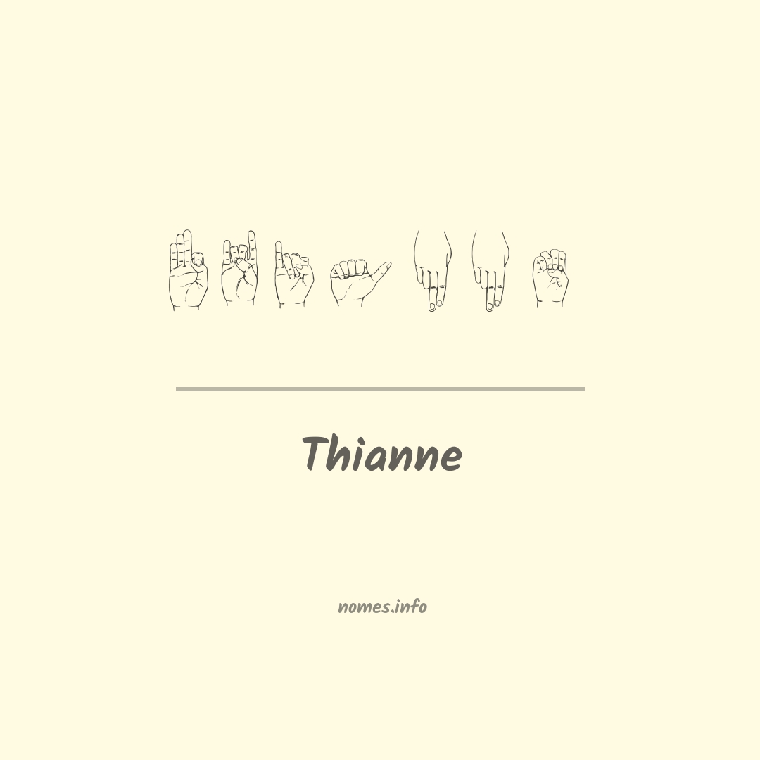 Thianne em Libras Thianne em Libras