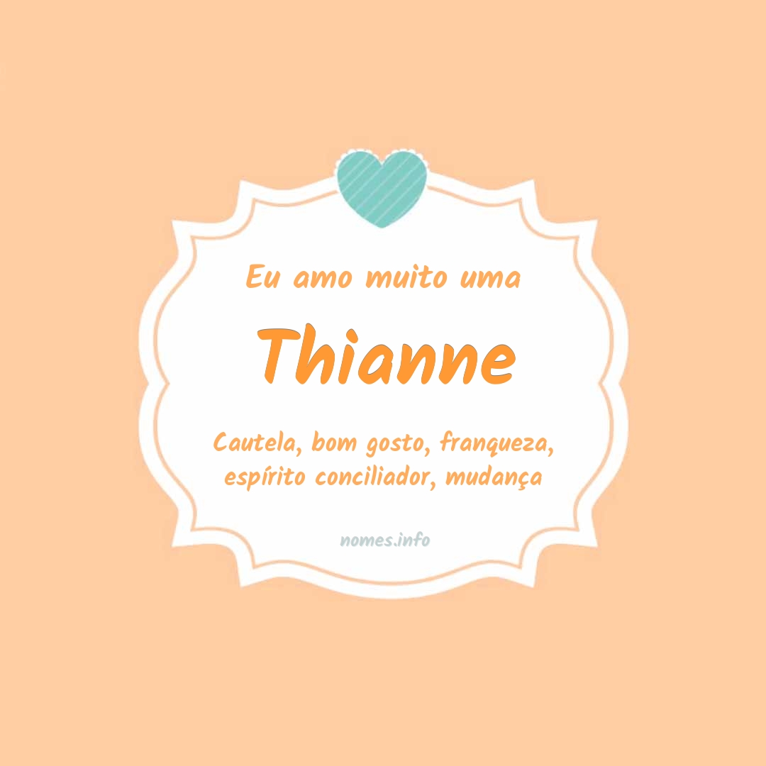 Eu amo muito Thianne Eu amo muito Thianne