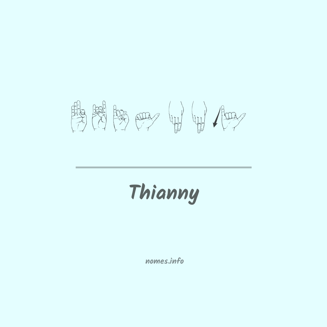 Thianny em Libras