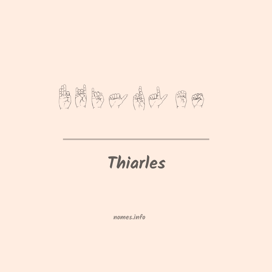 Thiarles em Libras