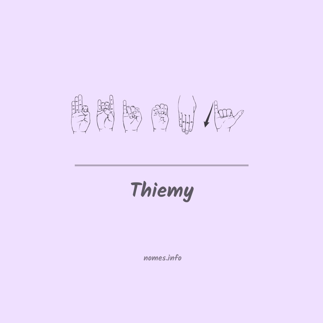 Thiemy em Libras