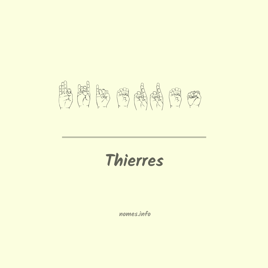 Thierres em Libras