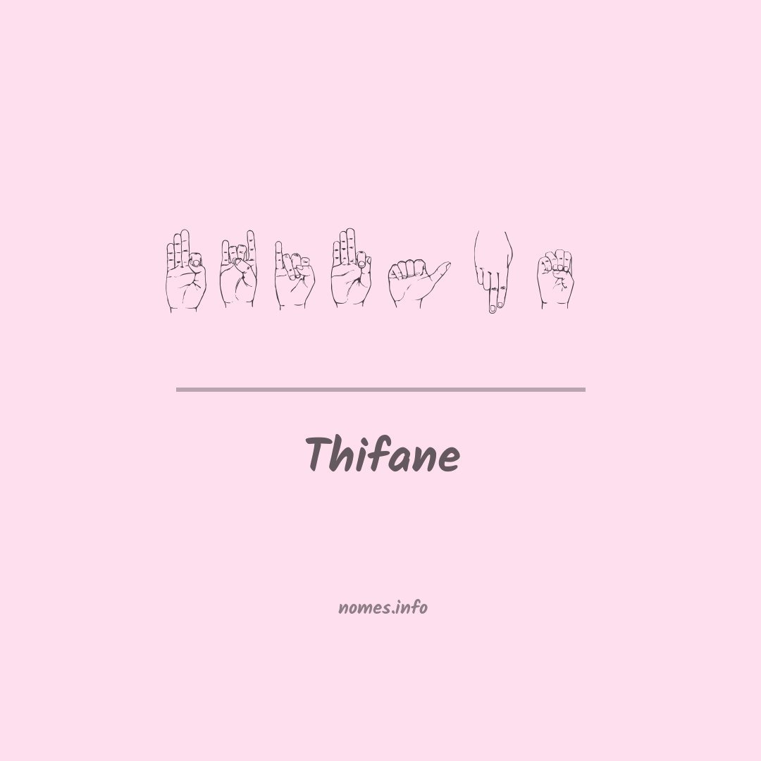 Thifane em Libras