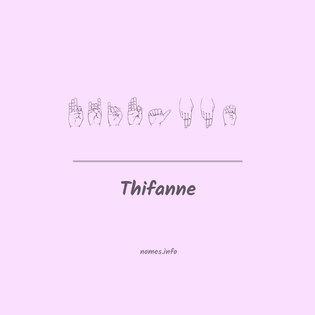 Thifanne em Libras