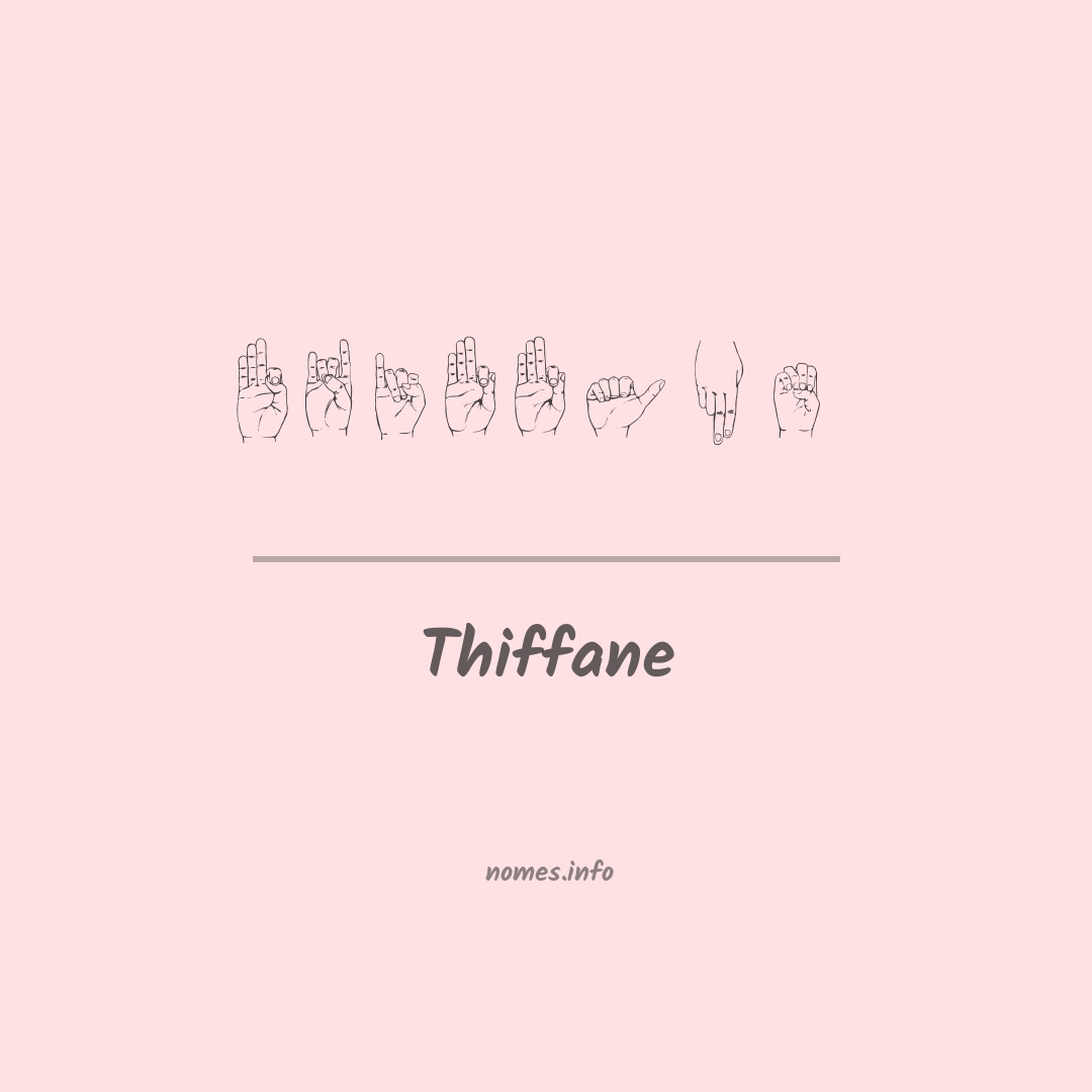Thiffane em Libras