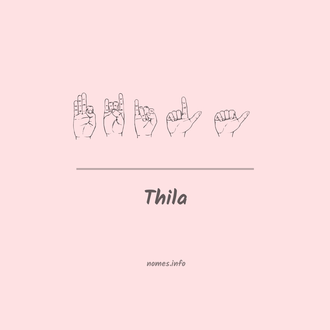 Thila em Libras