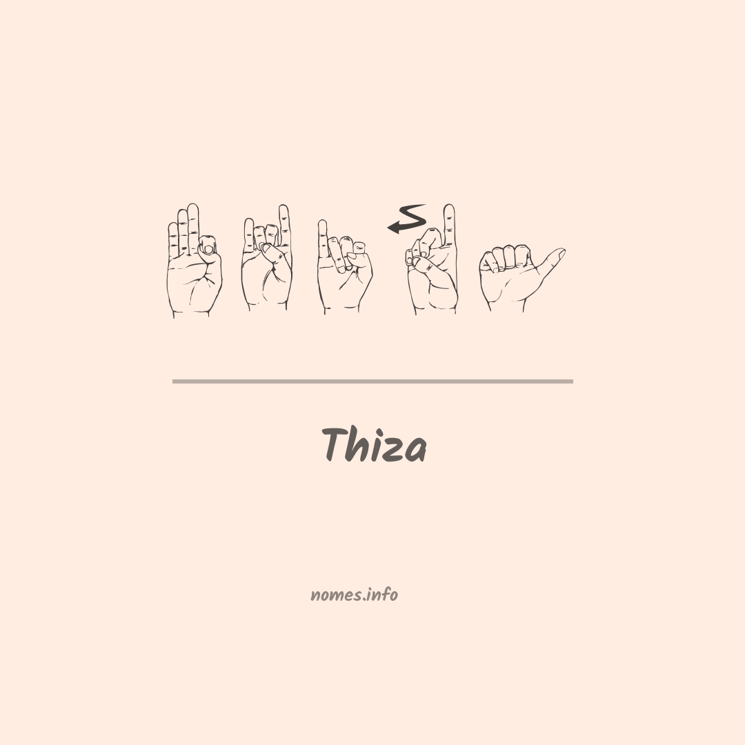 Thiza em Libras