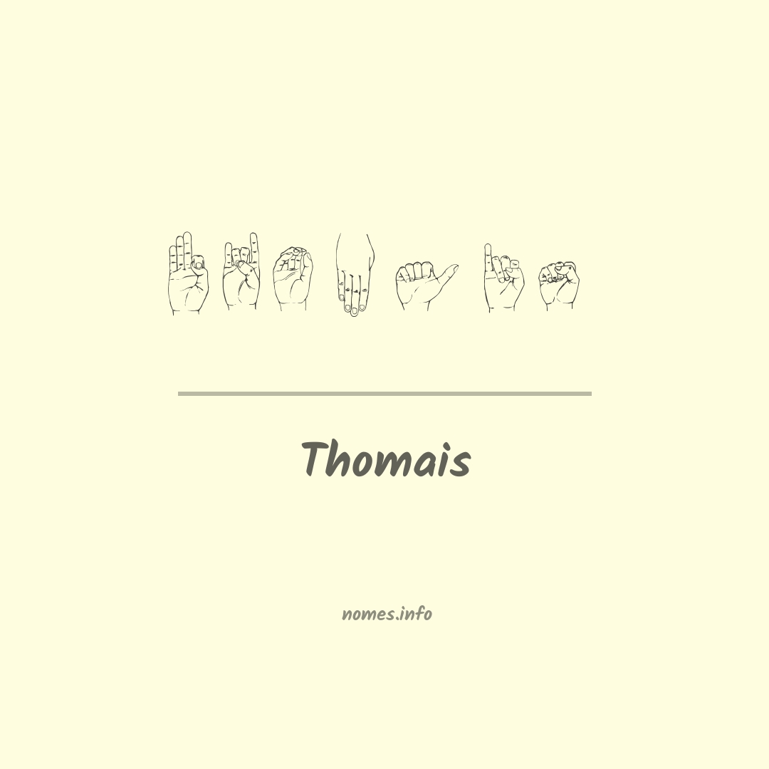 Thomais em Libras