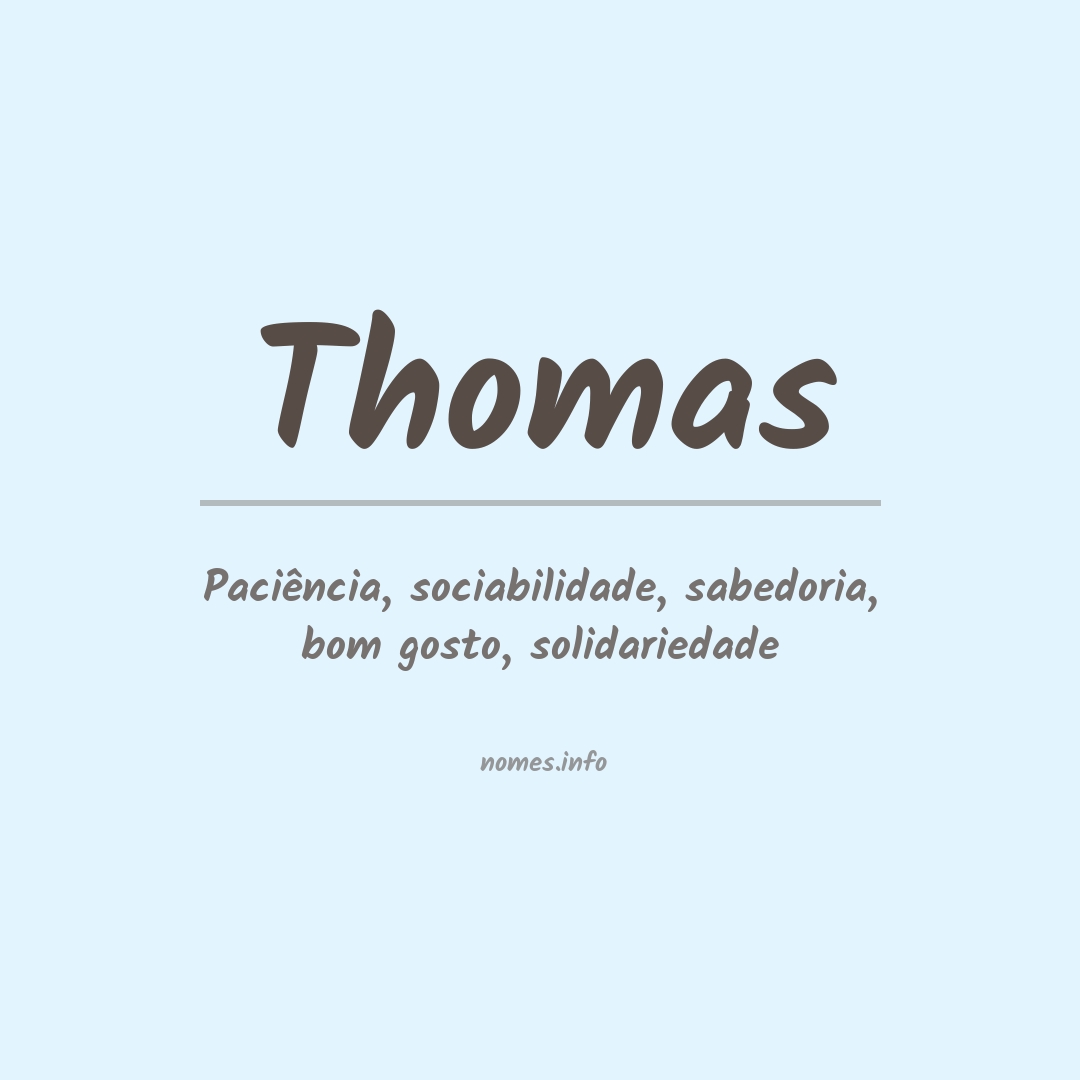 Significado do nome Thomas
