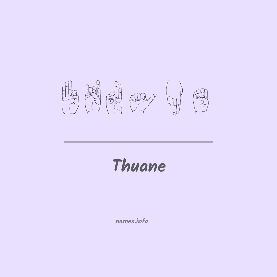 Thuane em Libras