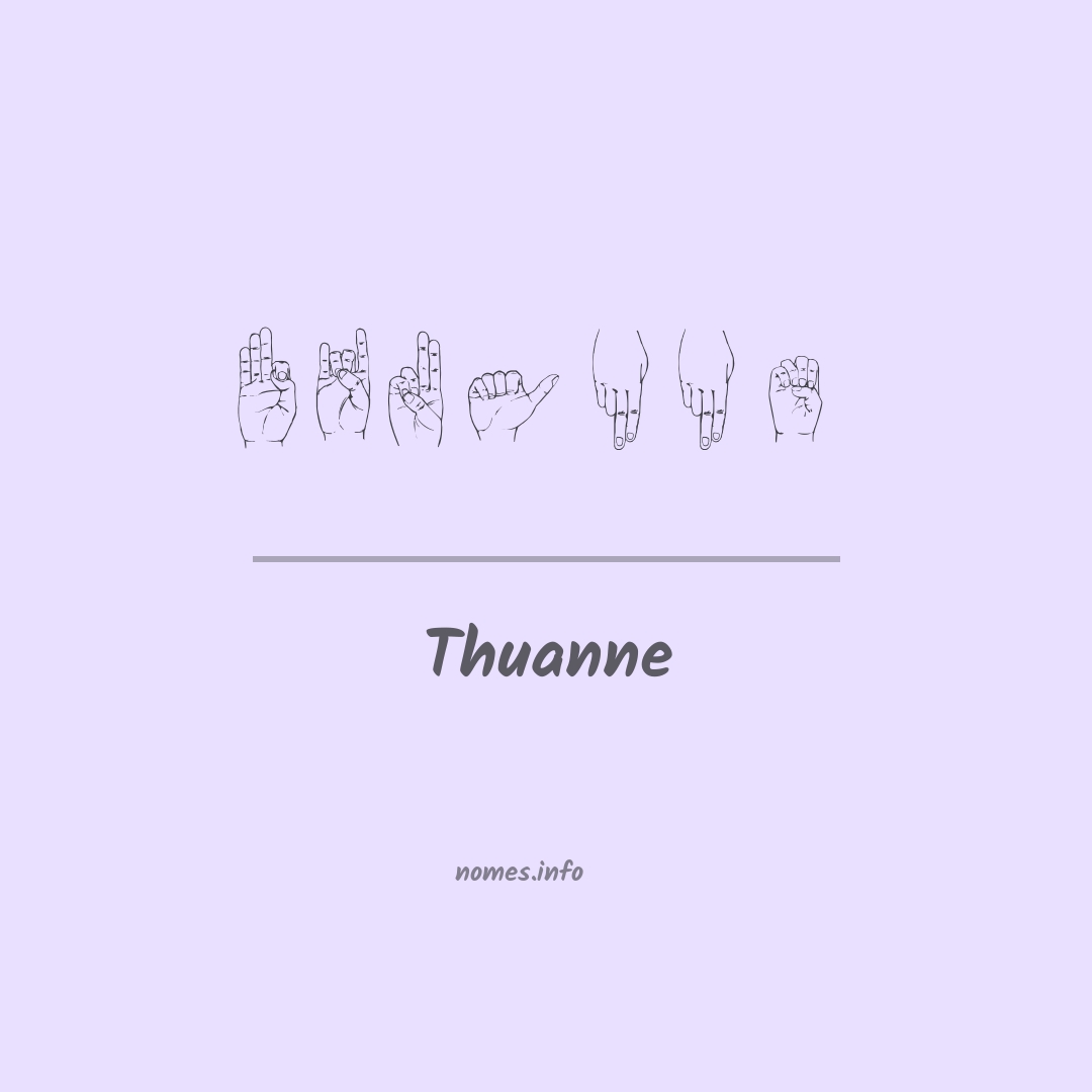 Thuanne em Libras