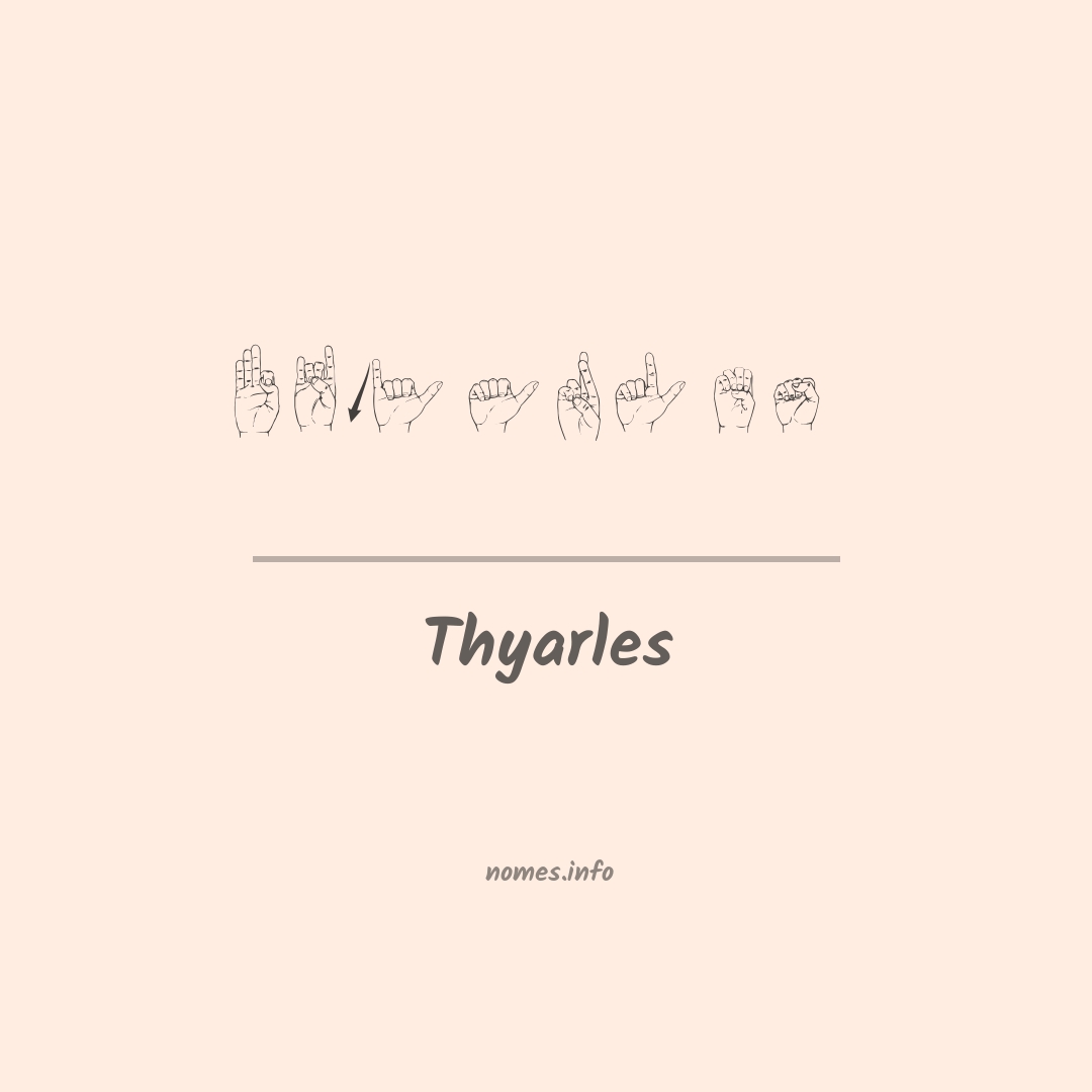 Thyarles em Libras