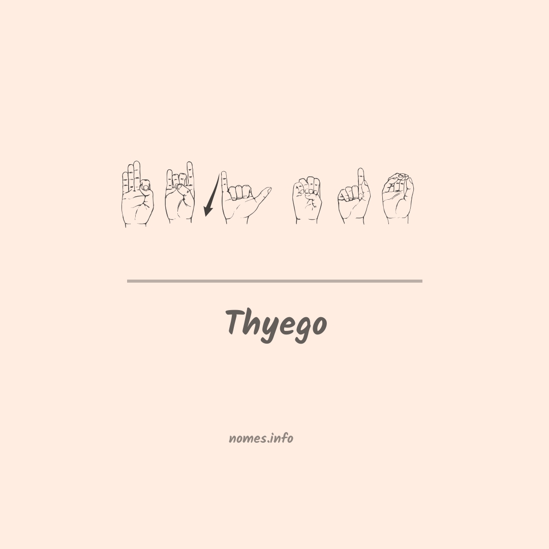 Thyego em Libras