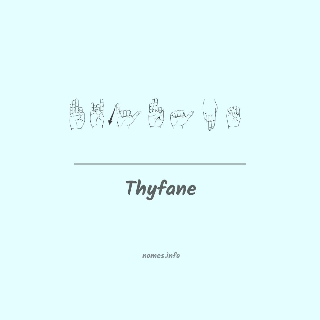 Thyfane em Libras
