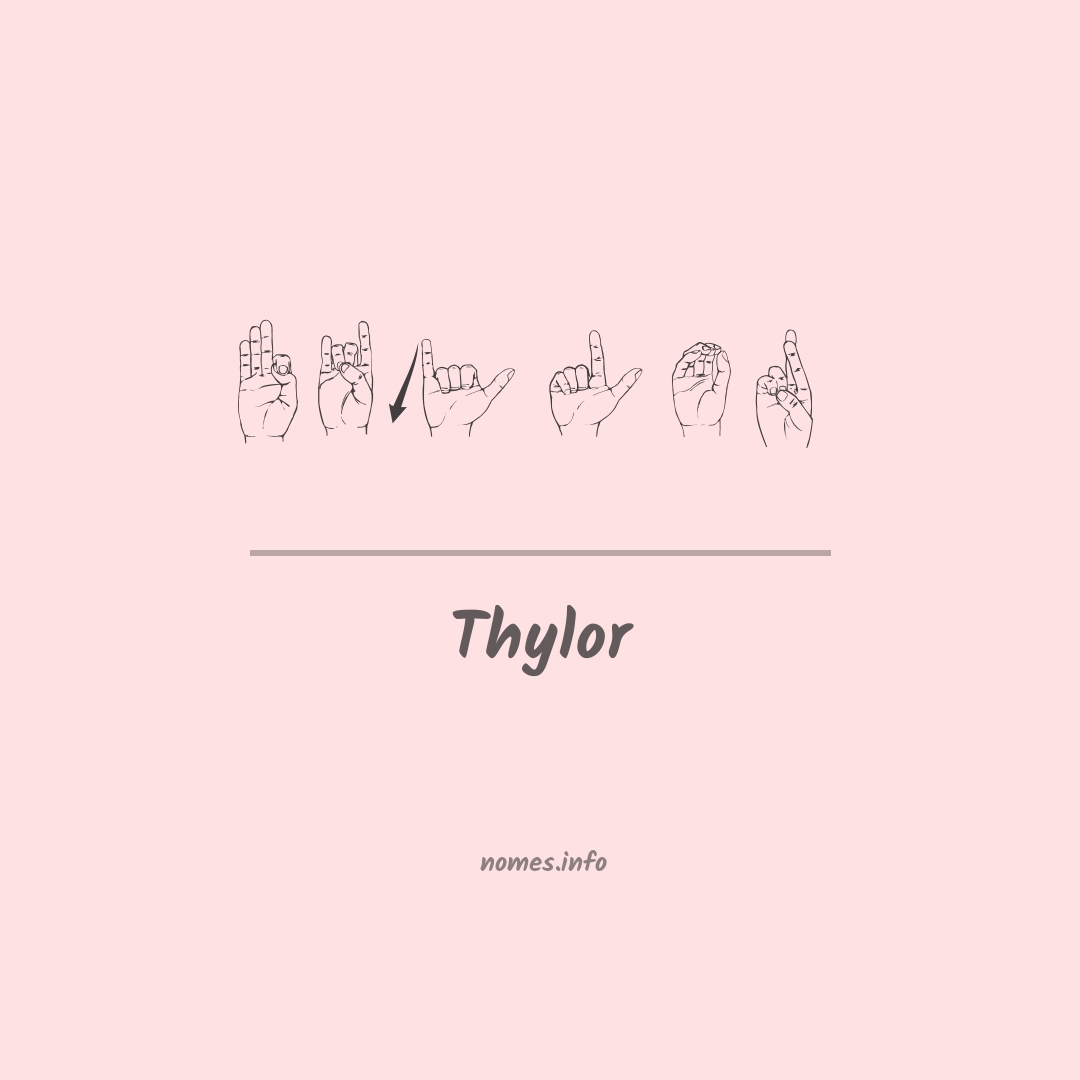 Thylor em Libras