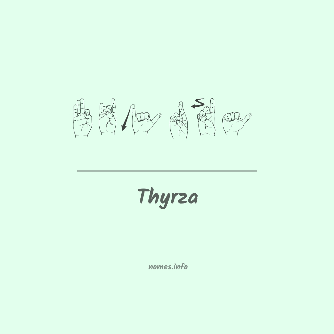 Thyrza em Libras