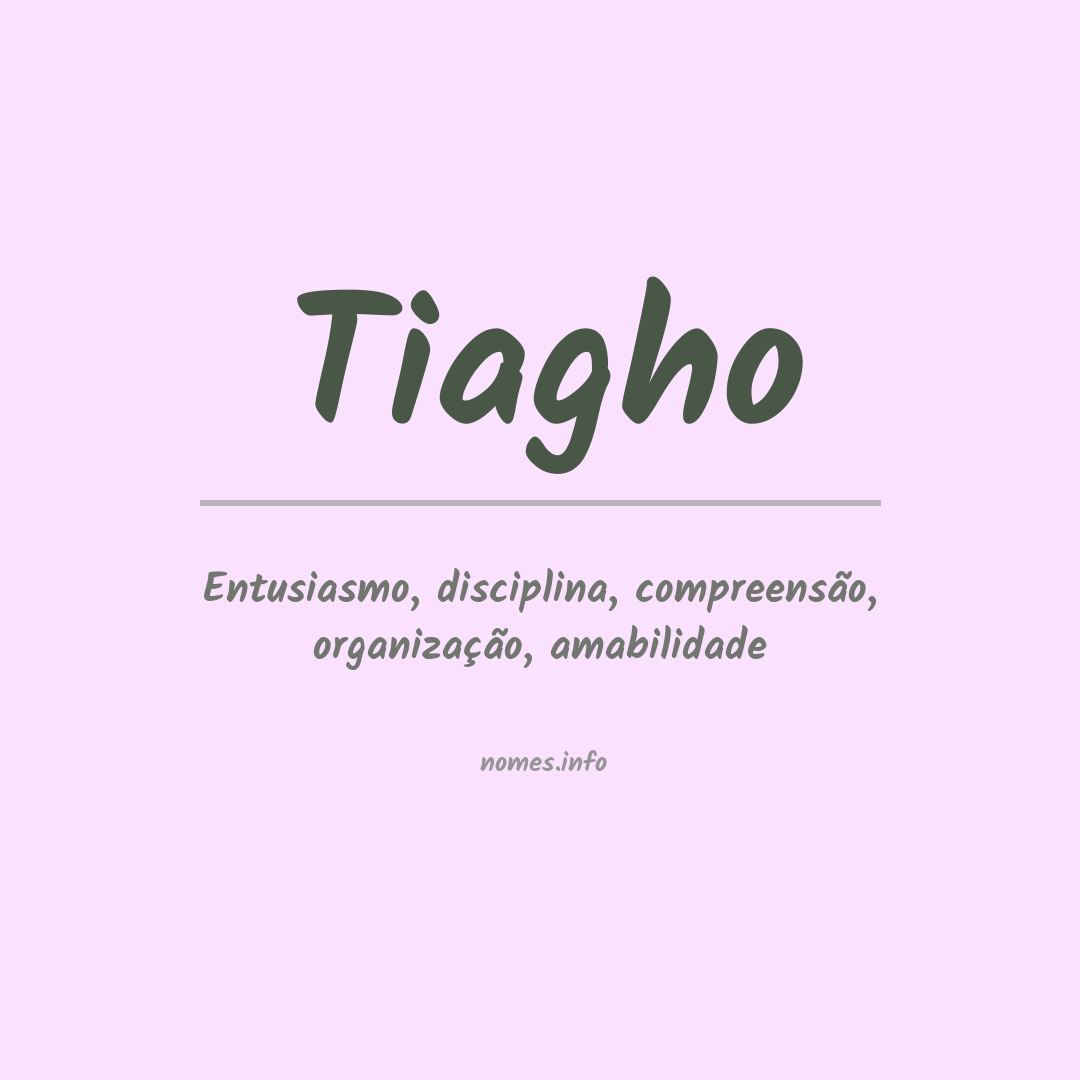 Significado do nome Tiagho