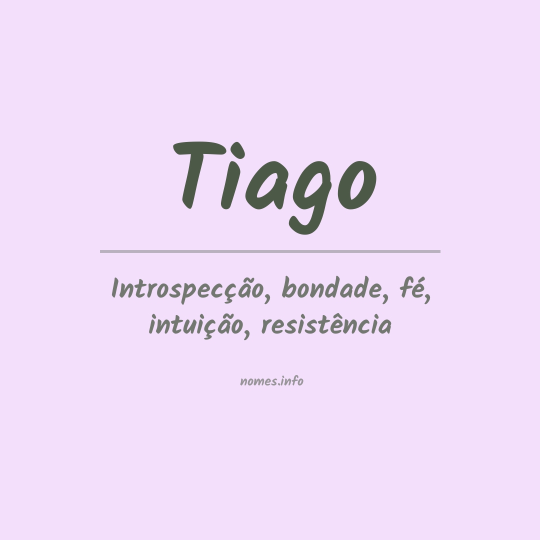 Significado do nome Tiago