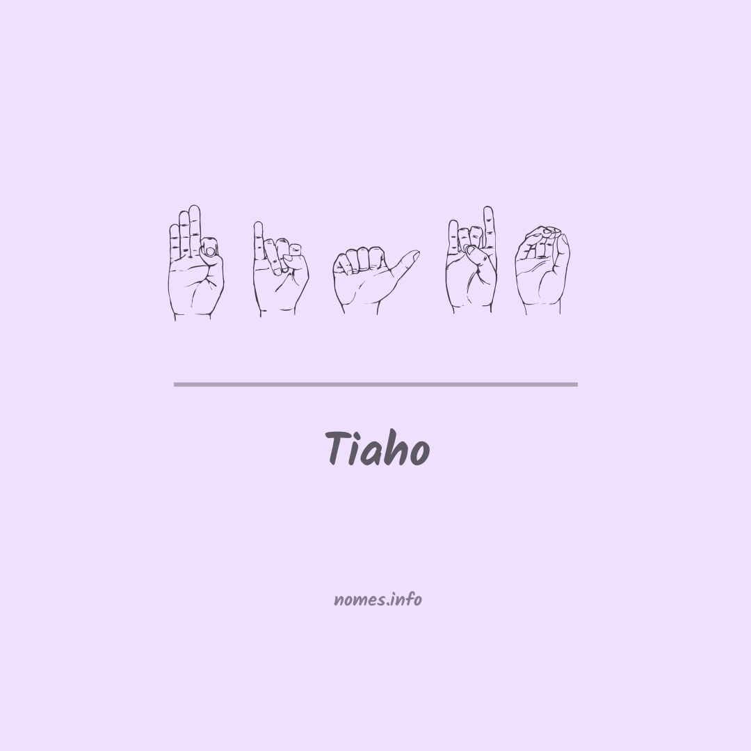 Tiaho em Libras
