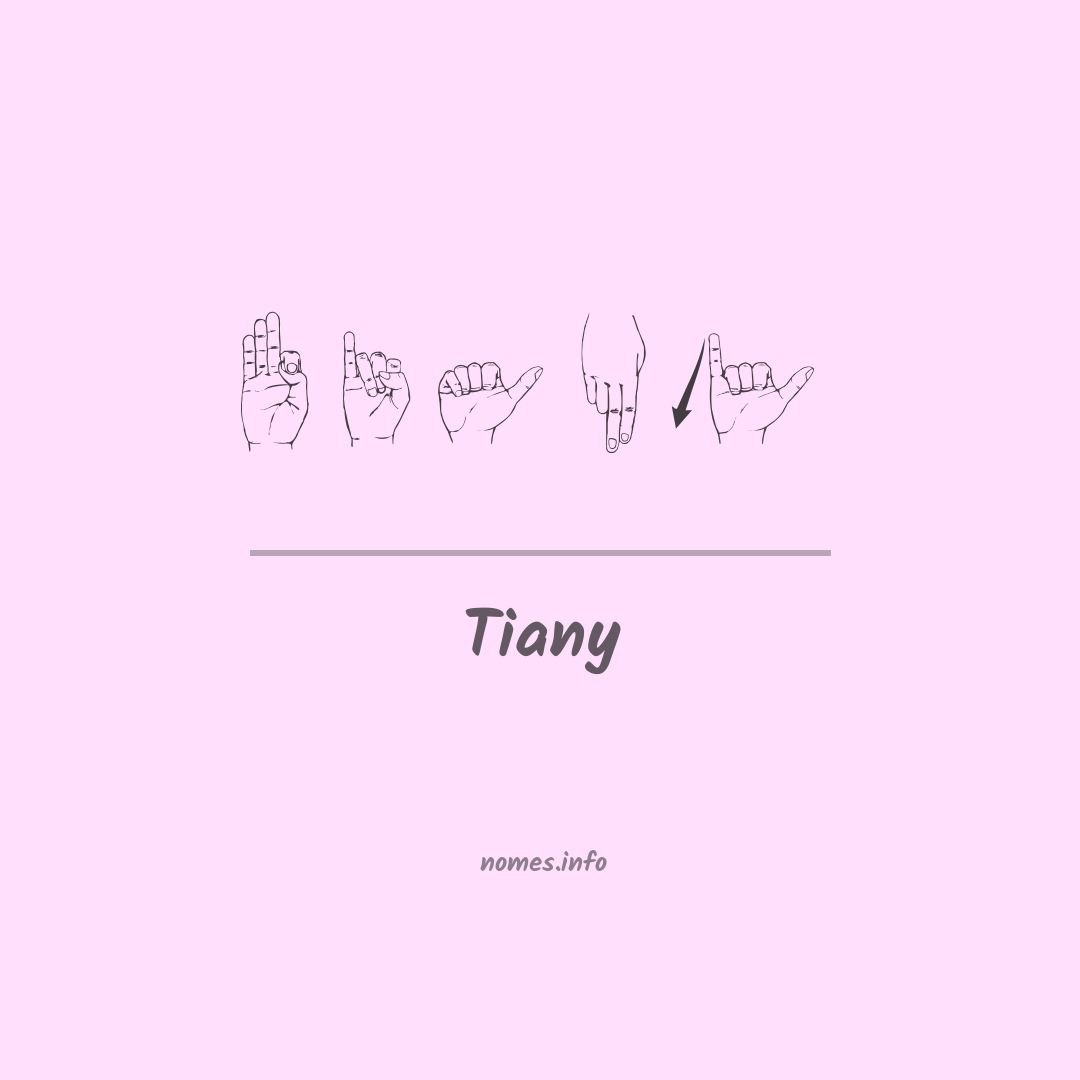 Tiany em Libras