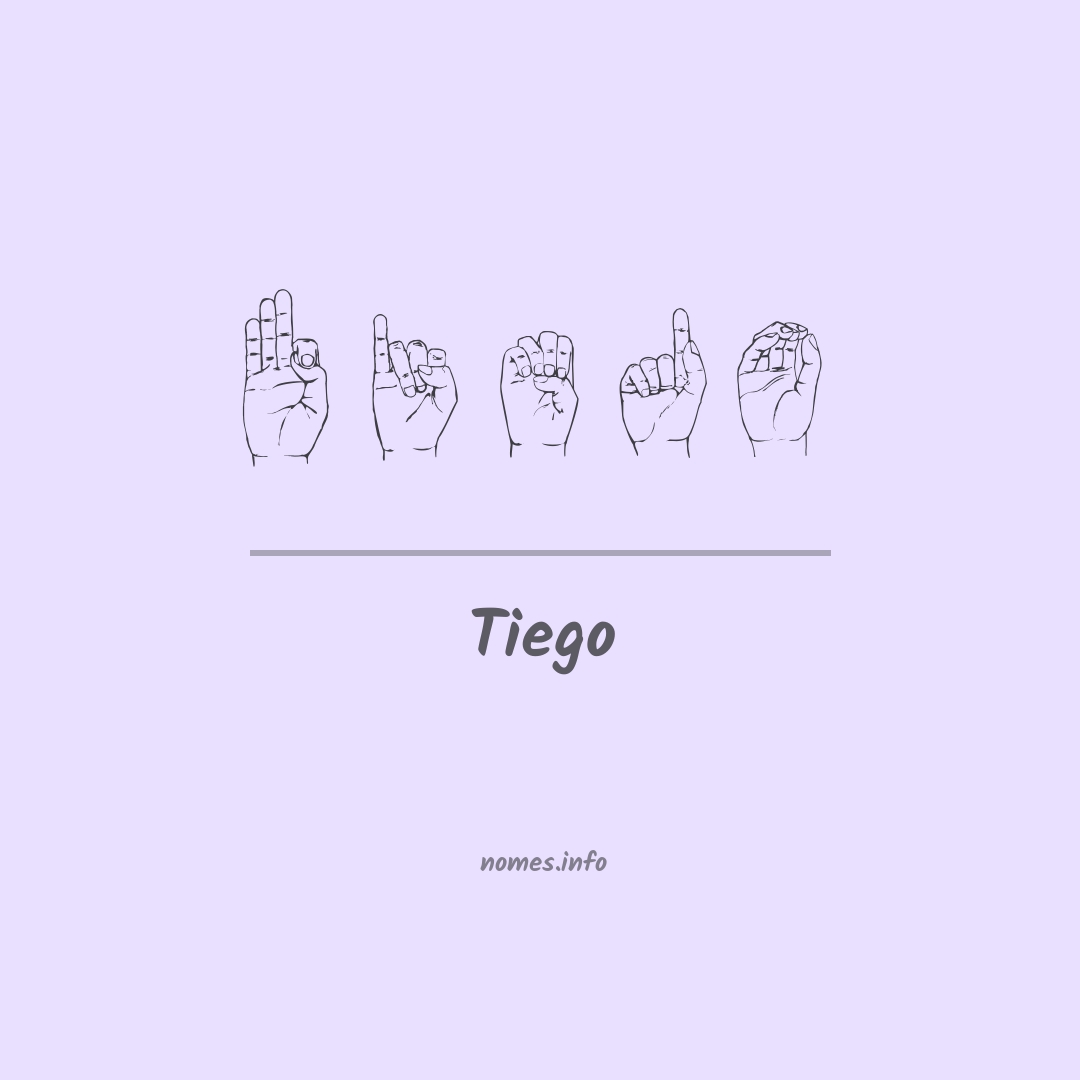 Tiego em Libras