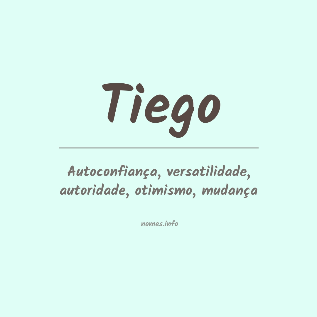 Significado do nome Tiego