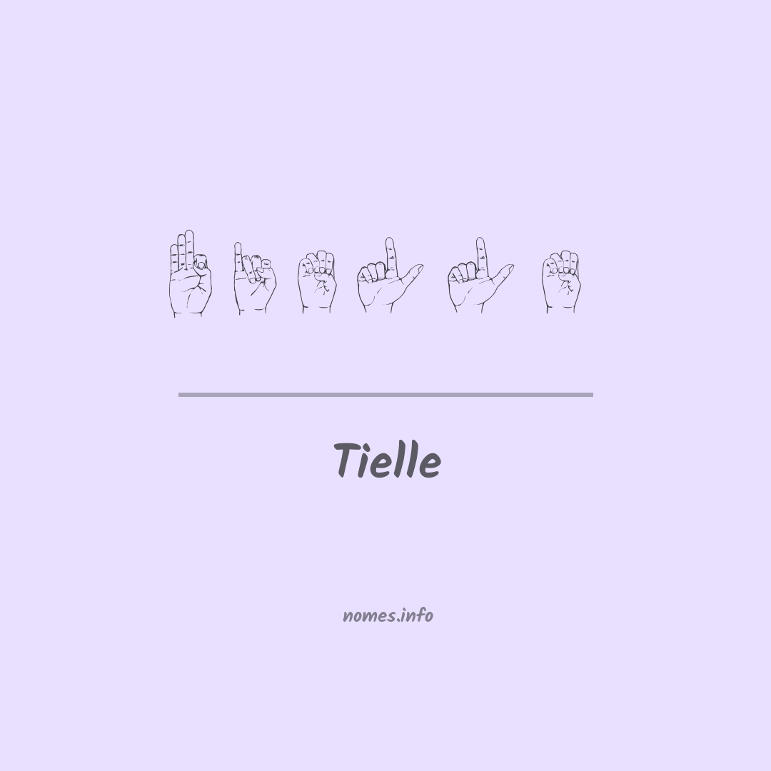 Tielle em Libras