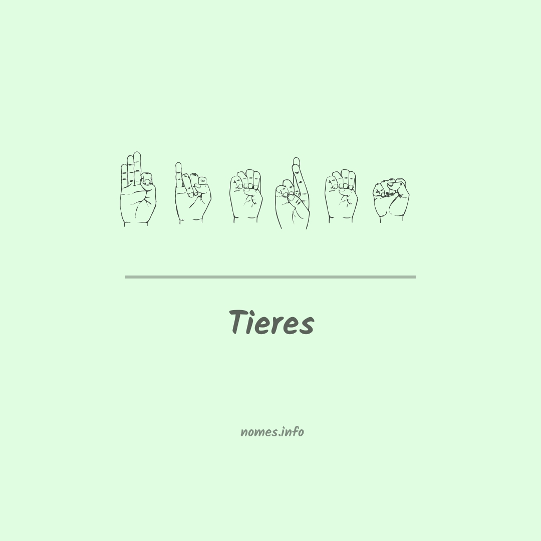 Tieres em Libras