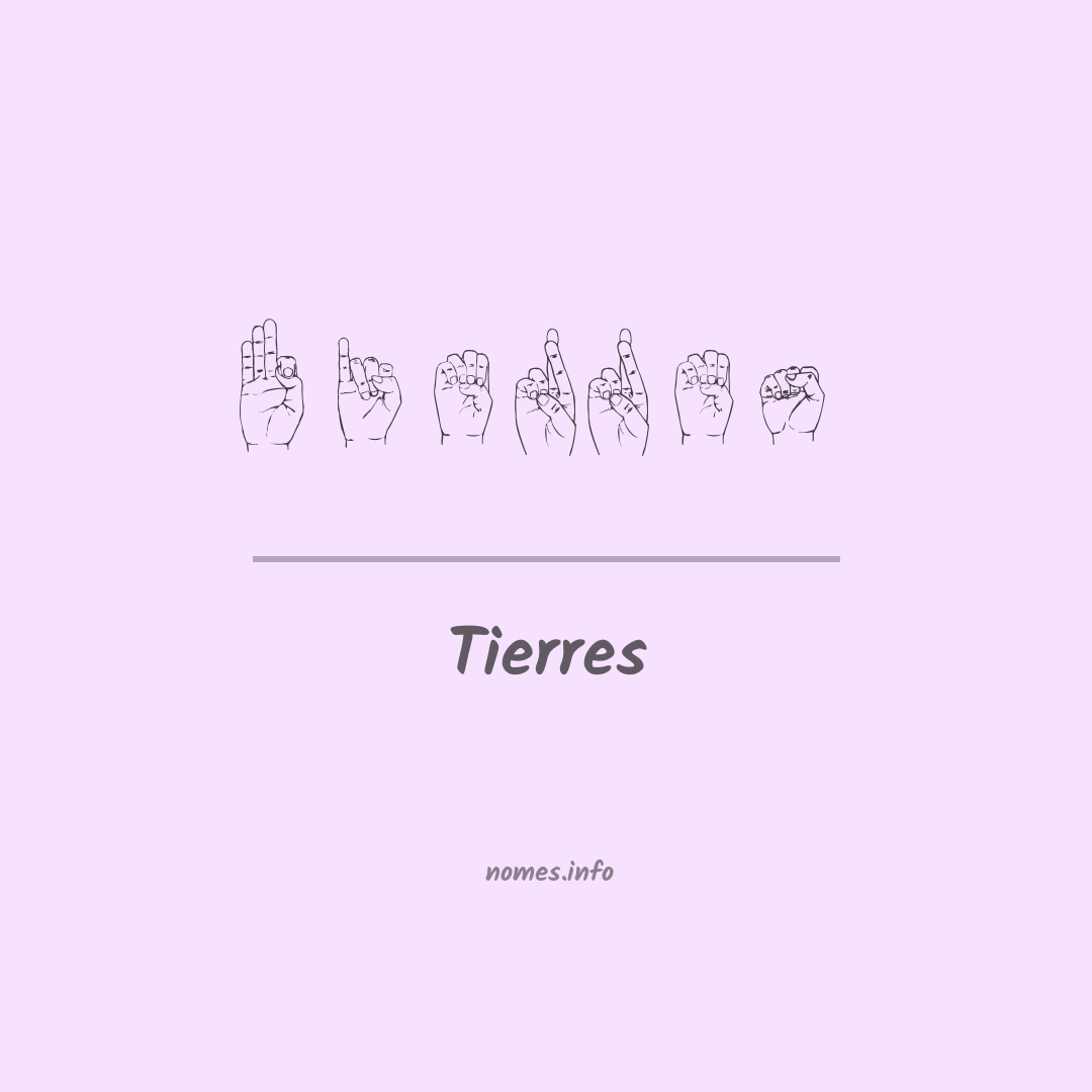 Tierres em Libras