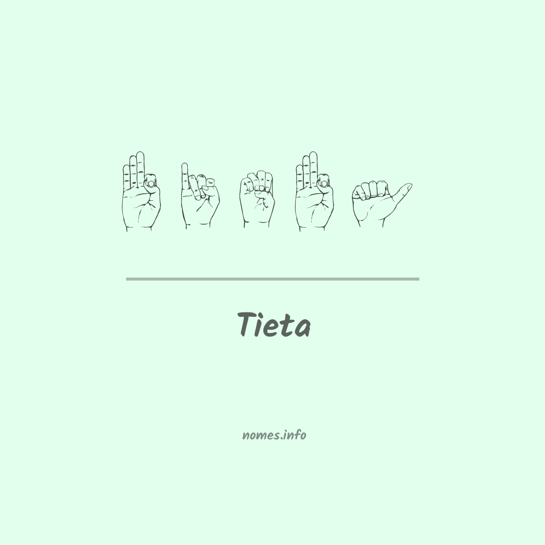 Tieta em Libras