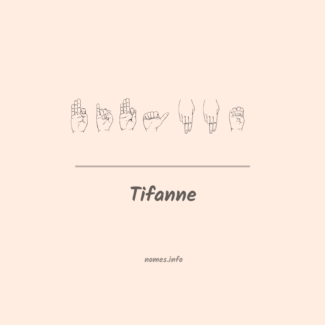 Tifanne em Libras