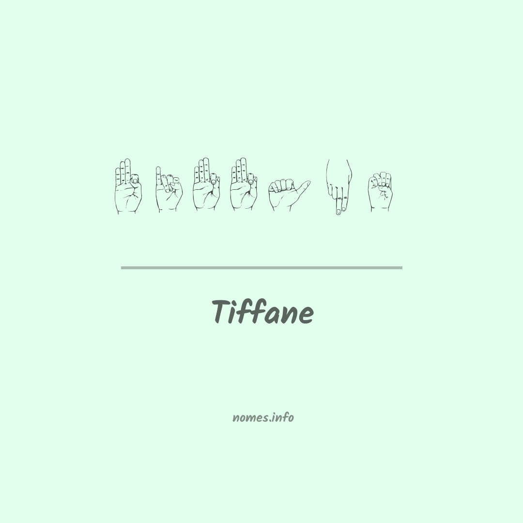Tiffane em Libras