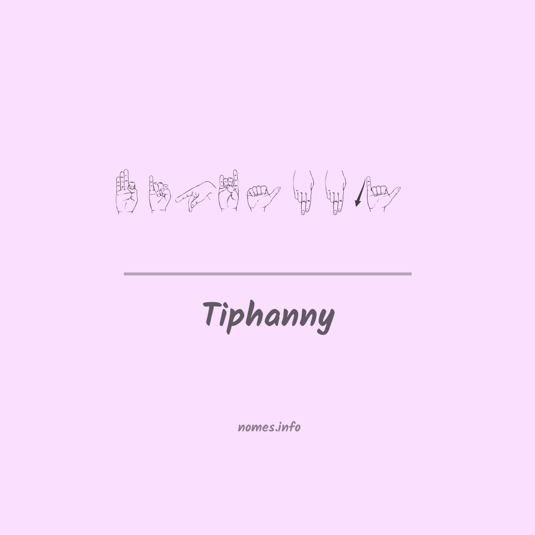Tiphanny em Libras