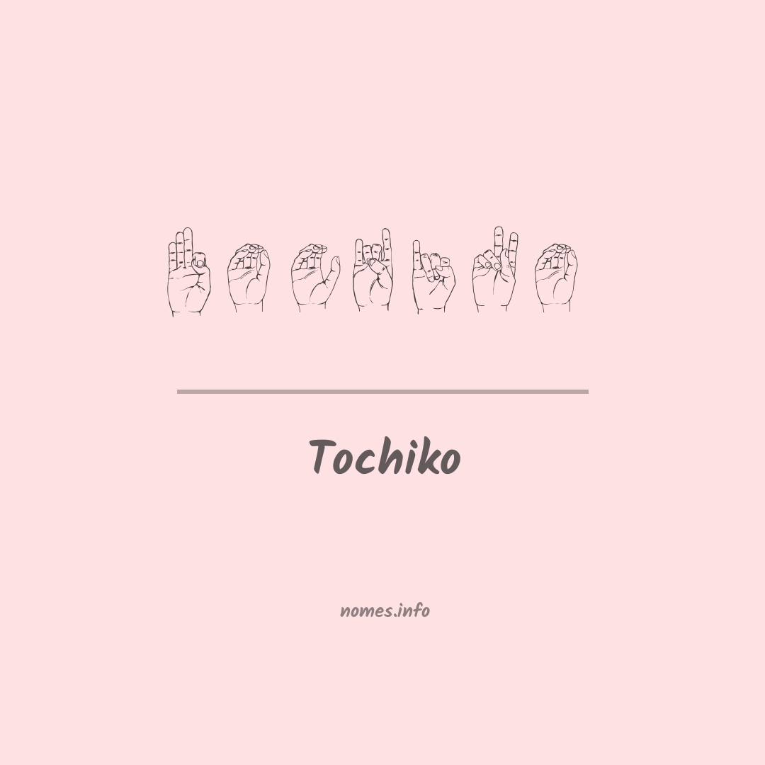 Tochiko em Libras
