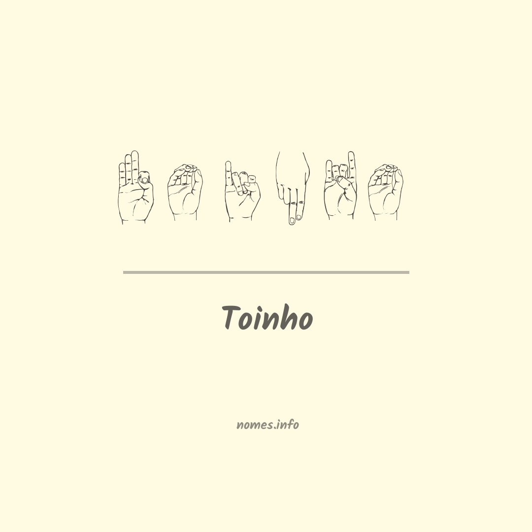 Toinho em Libras