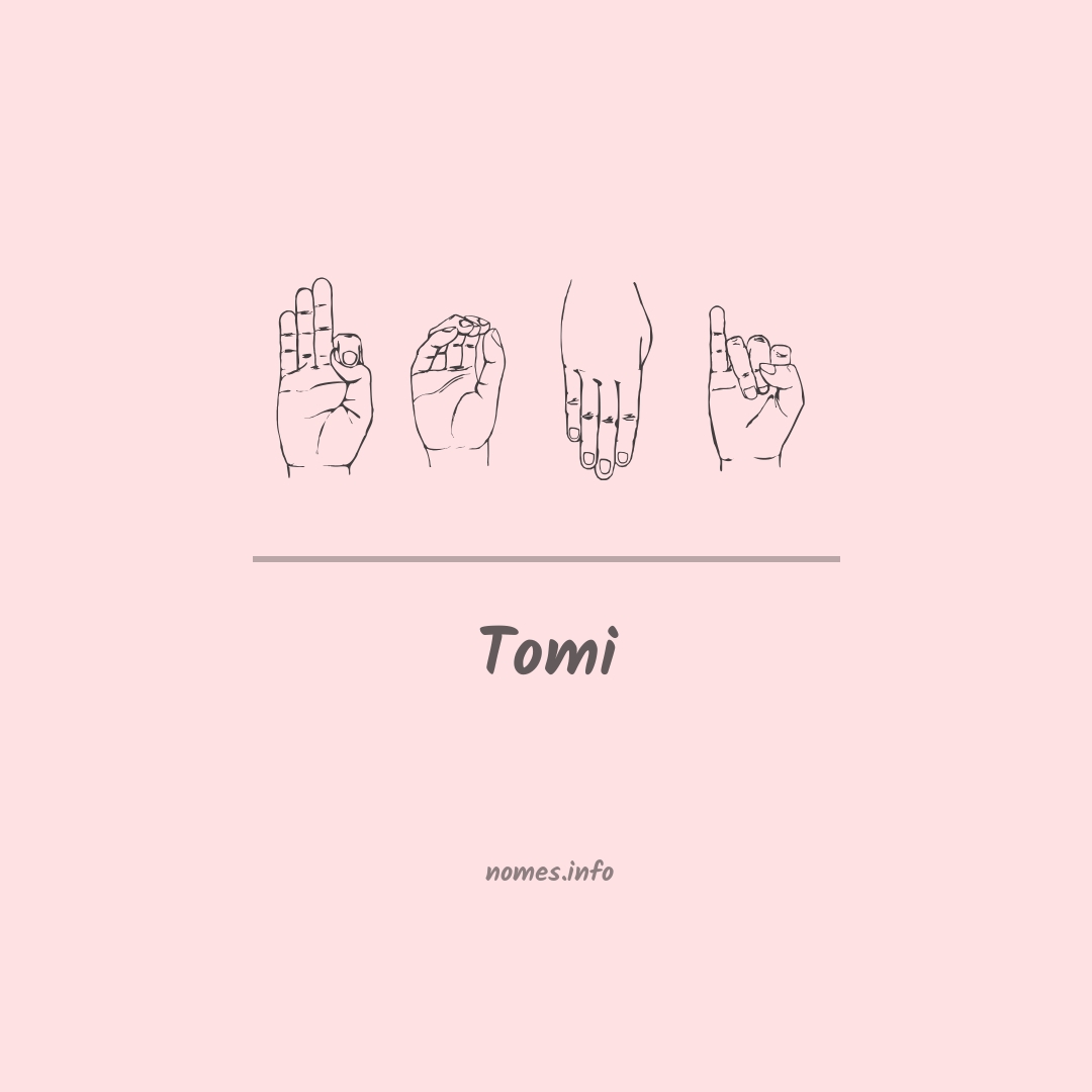 Tomi em Libras