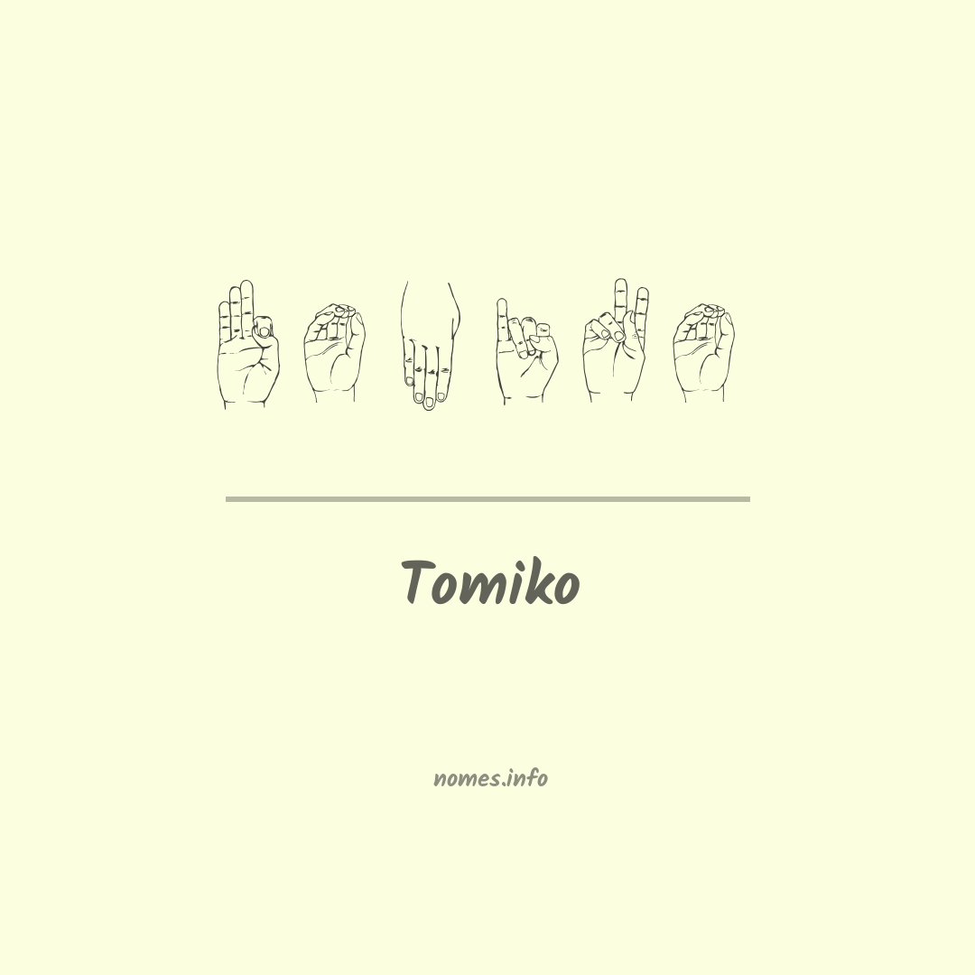Tomiko em Libras