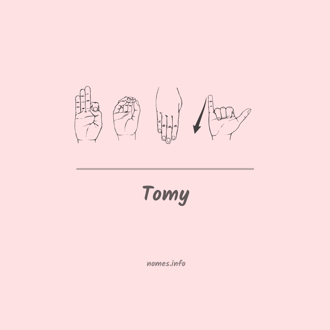 Tomy em Libras