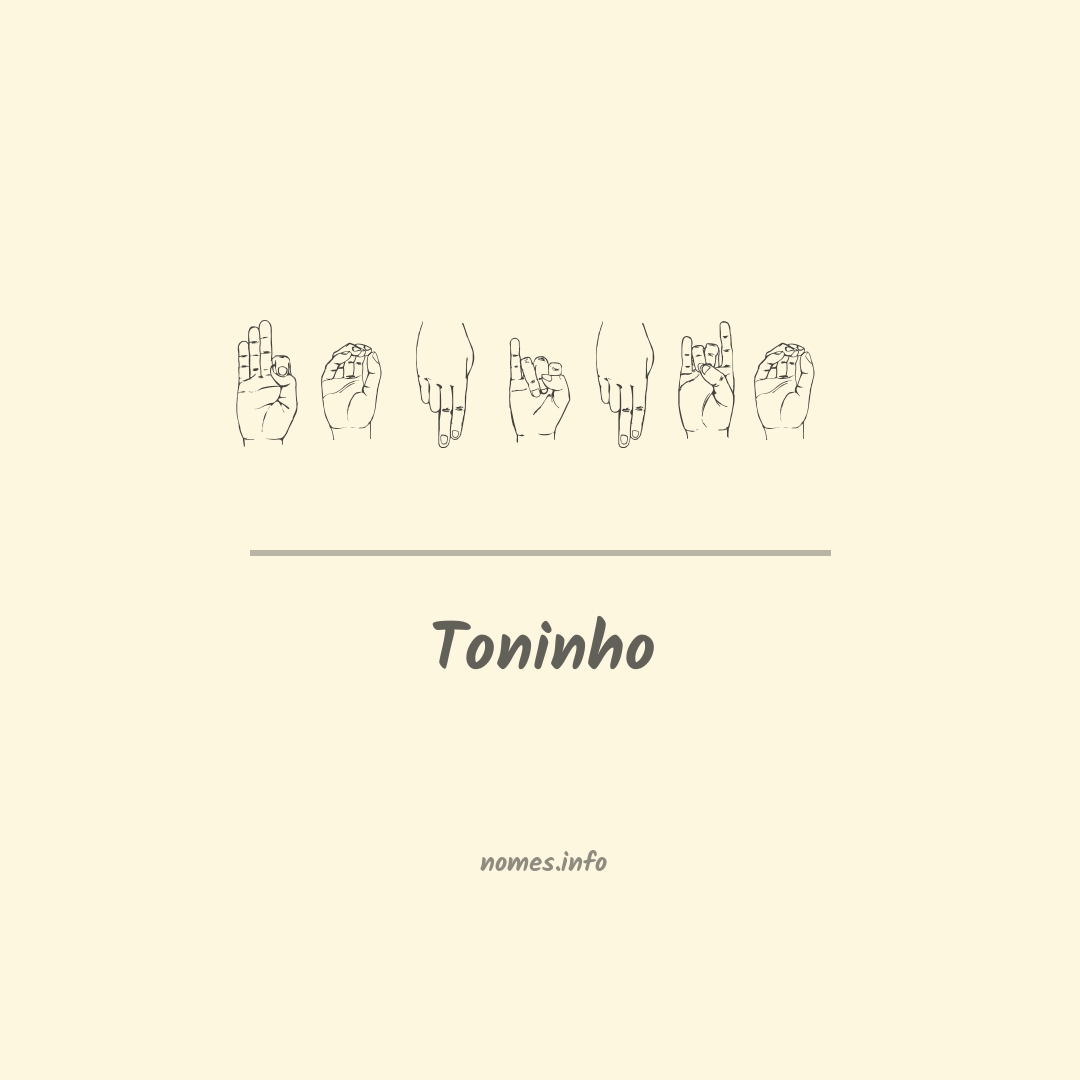 Toninho em Libras