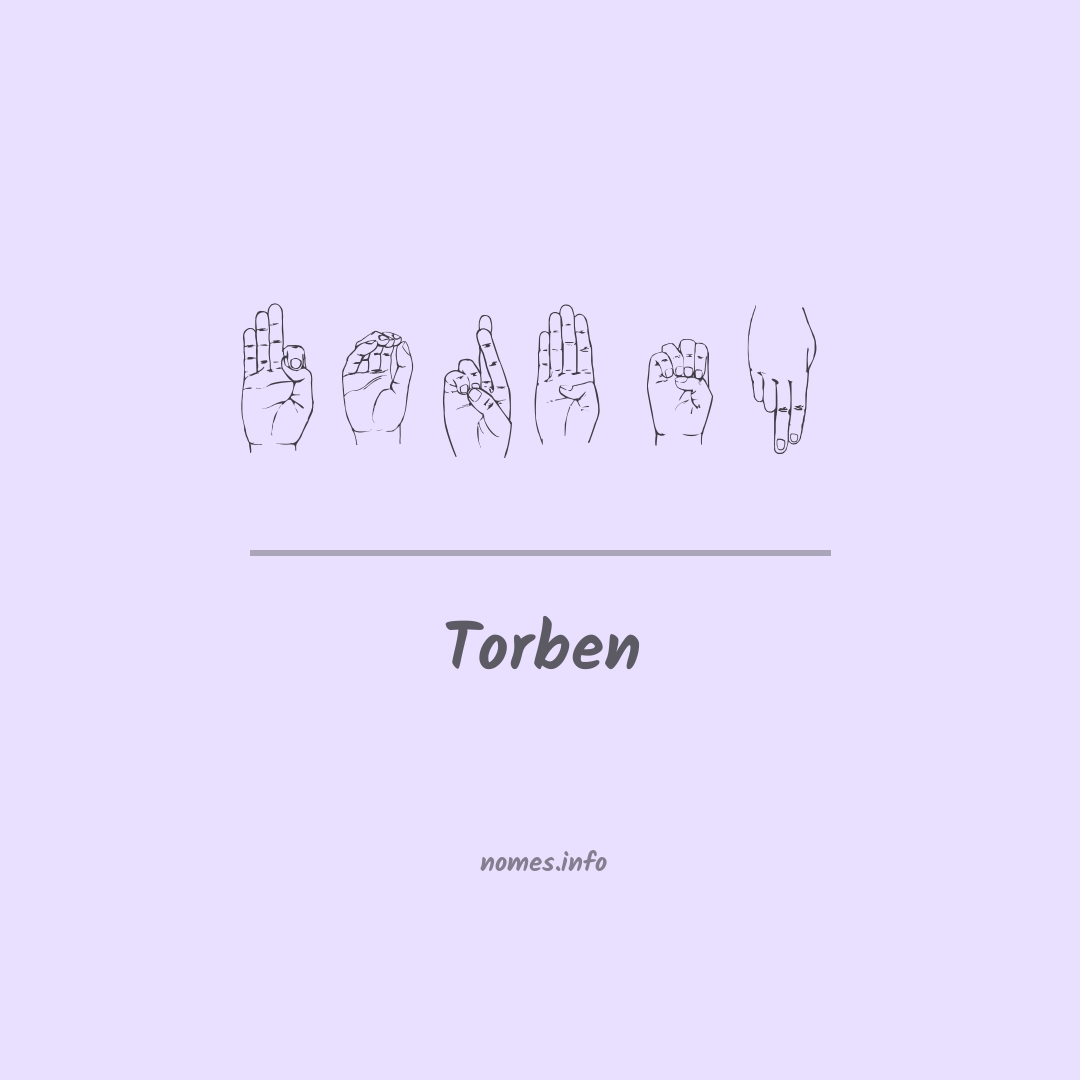 Torben em Libras