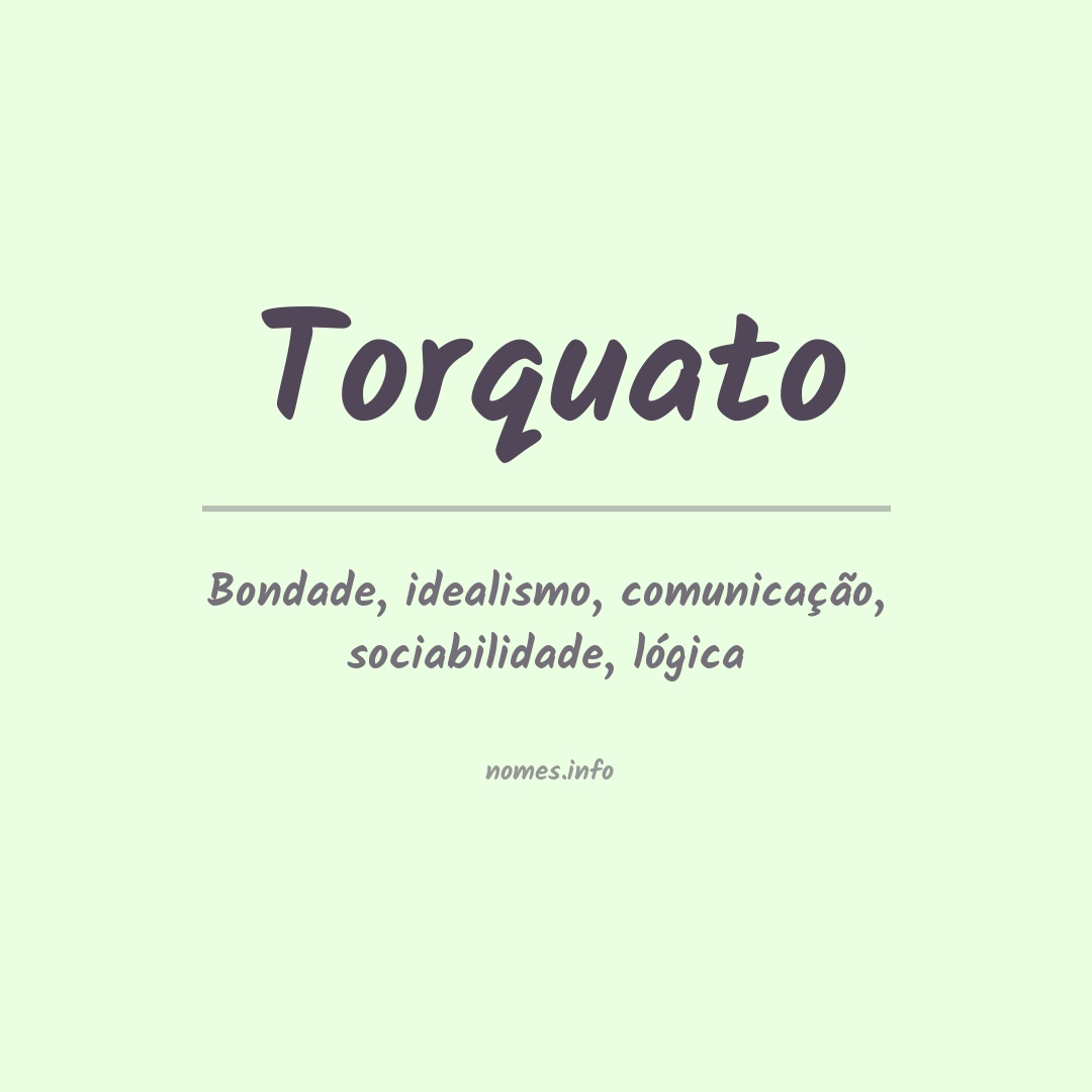 Significado do nome Torquato