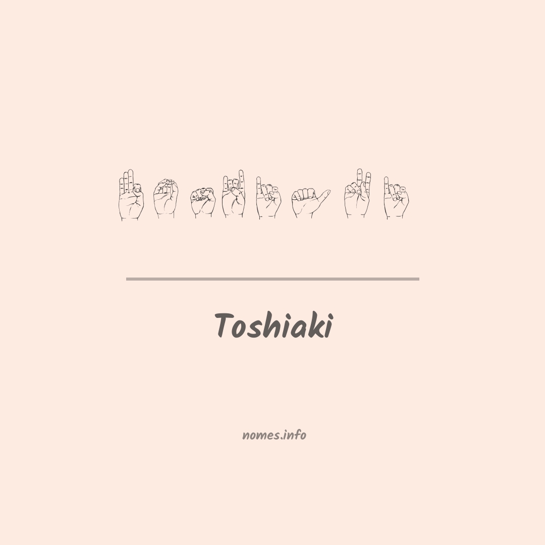 Toshiaki em Libras