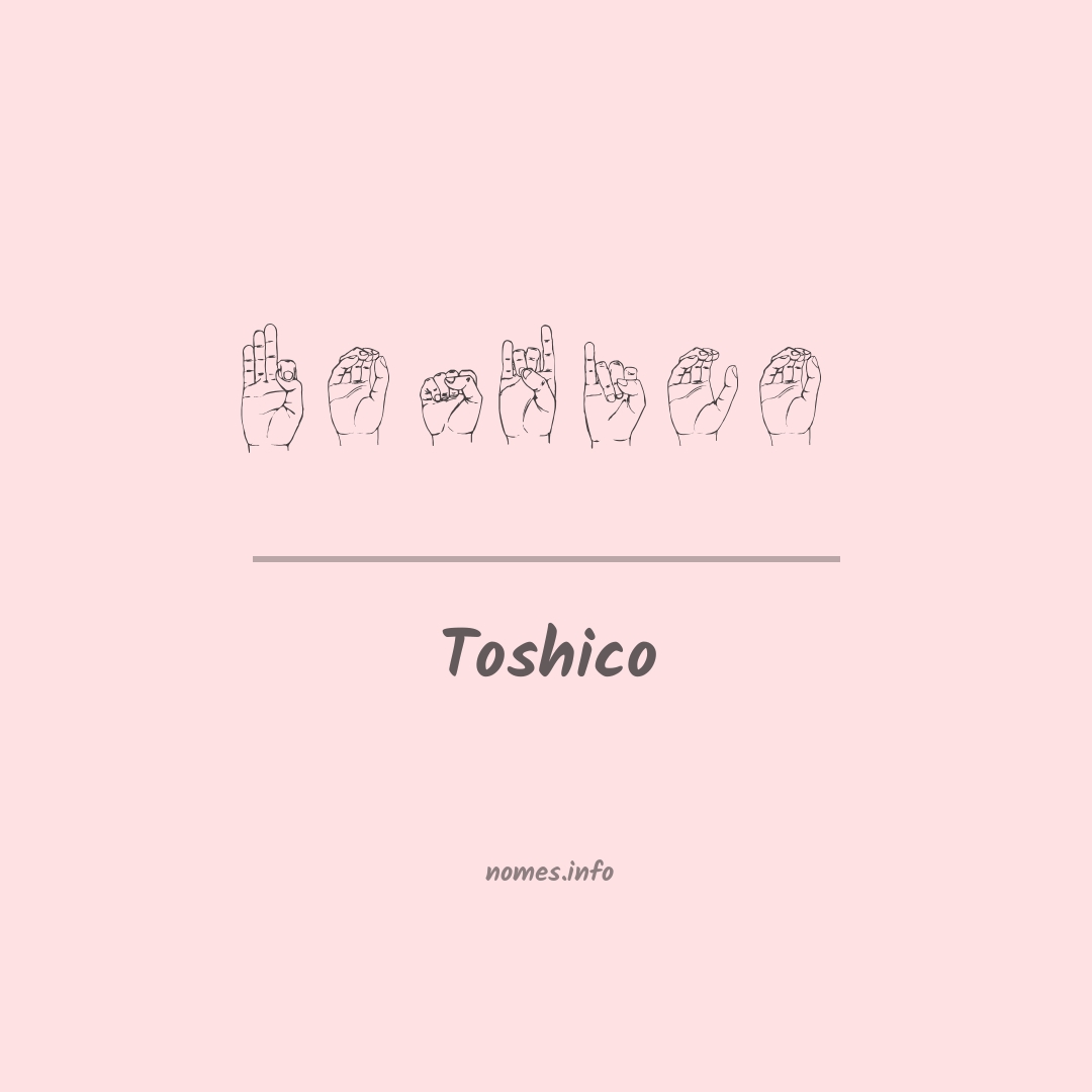 Toshico em Libras