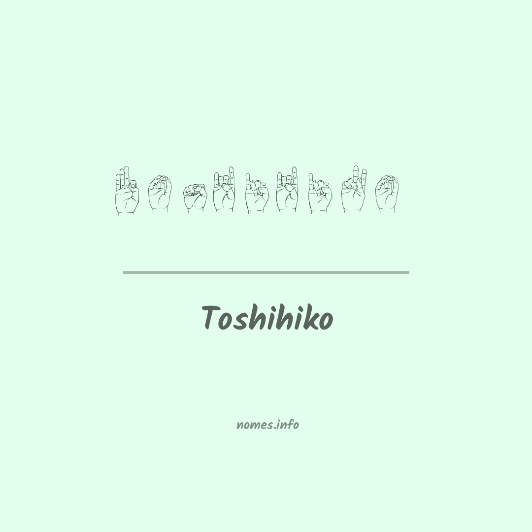 Toshihiko em Libras