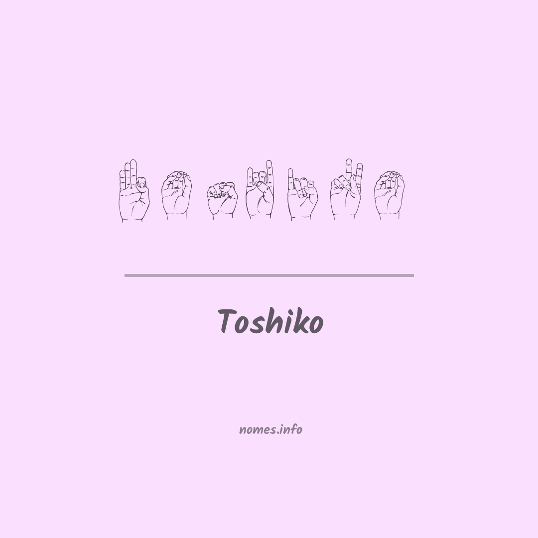 Toshiko em Libras