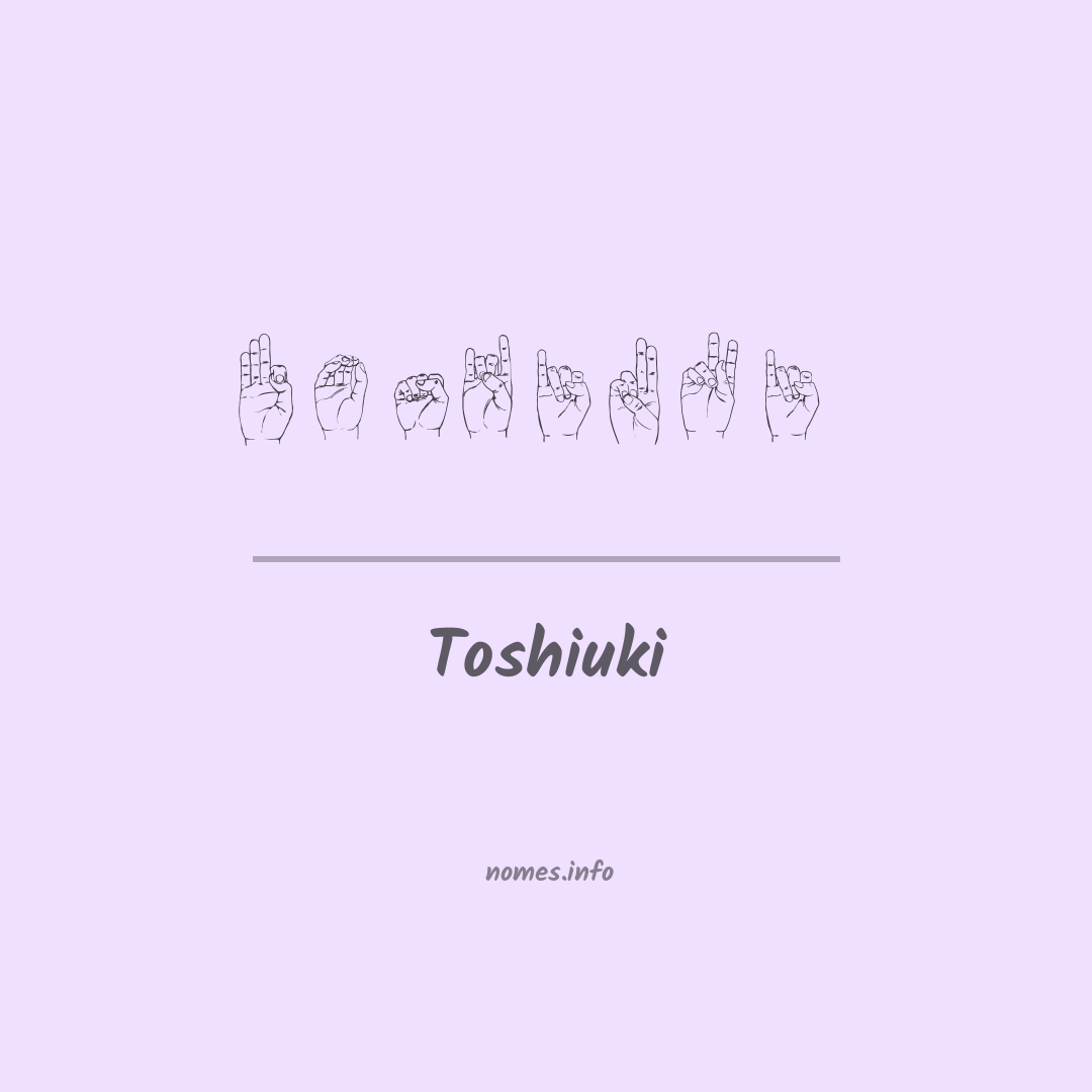 Toshiuki em Libras
